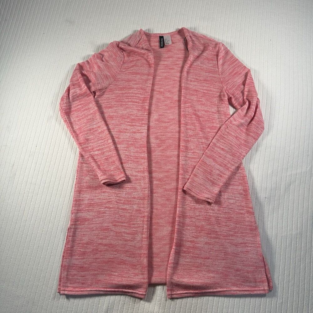 Divided H&M Women’s Small Pink Open Front Cardigan Long Sleeve Lightweight